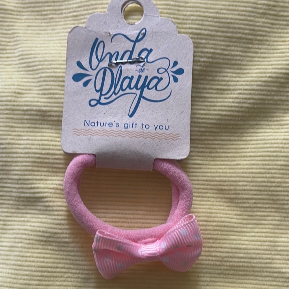 Pink Hair Tie for Kids